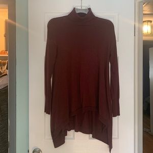 S Mossimo Maroon Turtleneck